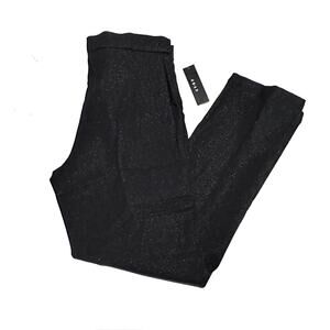 NWT Dash Black Sparkle Slim Leg Special Occasion Pants Women's M Medium